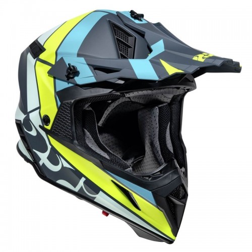 Мотошлем IXS 189 2.0 Blue/Lime Matt купить от 10 560 грн. в